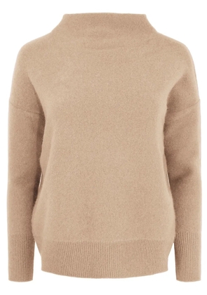 Vince funnel-neck cashmere jumper - Neutrals