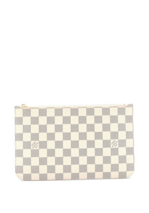 Louis Vuitton Pre-Owned Neverfull Pochette Damier Large pouch - White
