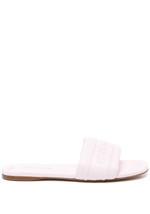 Ferragamo logo sandals - Pink