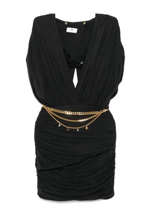 Elisabetta Franchi cut-out mini dress - Black