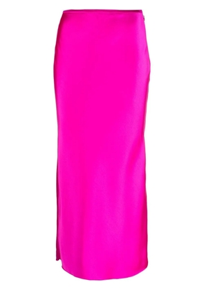 V:PM ATELIER satin-style maxi skirt - Pink