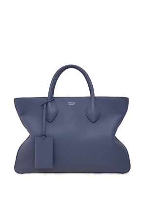 Ferragamo Monogram structured leather tote bag - Blue