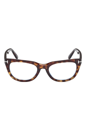 TOM FORD Eyewear cat-eye frame glasses - Brown
