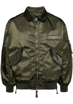 Comme des Garçons Homme side two-way zip fastening jacket - Green
