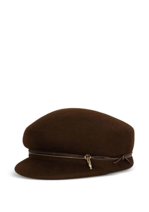 catarzi Lisbona baker boy cap - Brown