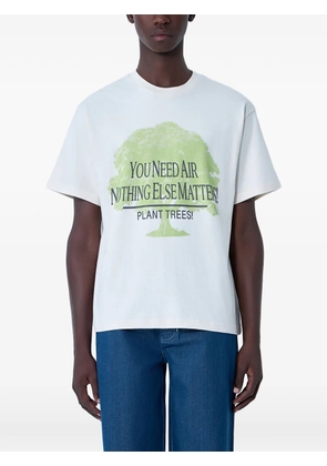 STORY mfg. graphic crewneck T-shirt - Neutrals