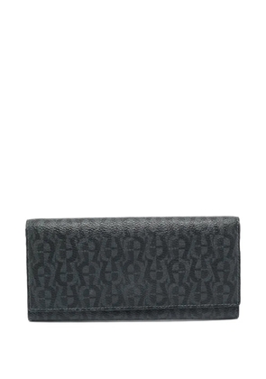 Aigner Vintage signature flap wallet - Grey