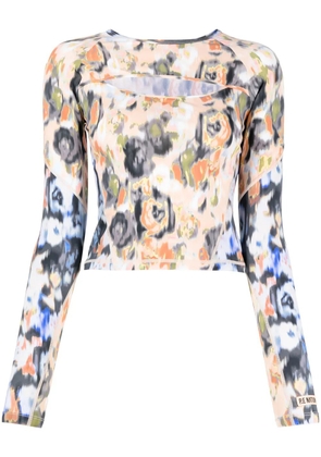 P.E Nation Visualise floral-print top - Multicolour