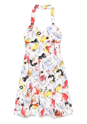 CHANEL Pre-Owned 1995 sleeveless dress - White