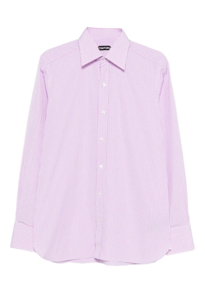 TOM FORD striped-pattern shirt - Pink
