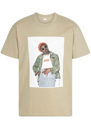 Supreme Andre 3000 photograph-print T-shirt - Neutrals