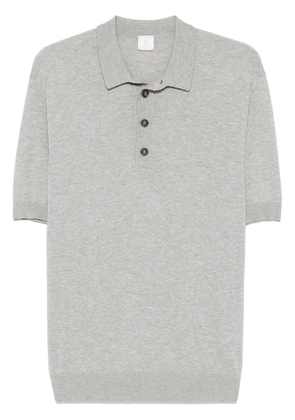 Eleventy mélange-effect polo shirt - Grey