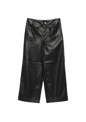 DKNY belt-loop zip-fastening trousers - Black