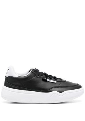 adidas low-top leather sneakers - Black