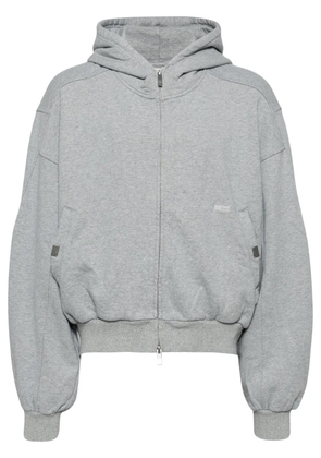 C2h4 zip-up cotton hoodie - Grey