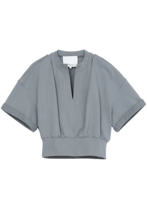 3.1 Phillip Lim V-neck cotton T-shirt - Blue