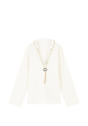 Fortela Gisele long-sleeves blouse - Neutrals