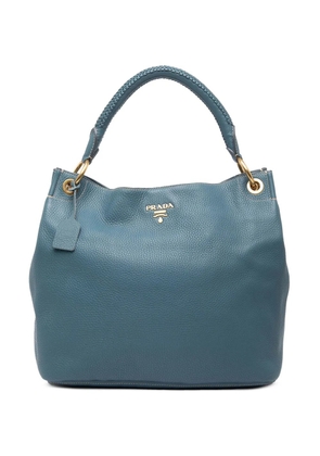 Prada Pre-Owned 2013-2025 Vitello Daino hobo bag - Blue