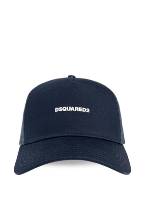 DSQUARED2 logo-print baseball cap - Blue