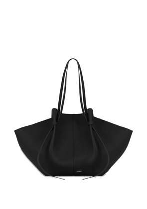 Yuzefi large Mochi logo-detail shoulder bag - Black