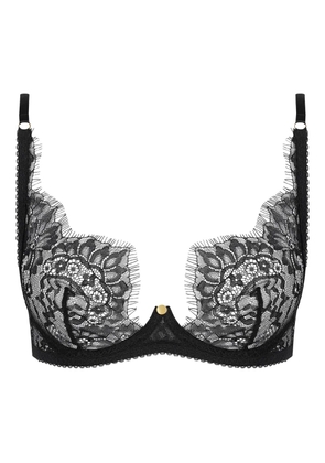 Maison Close Inspiration Divine floral-lace bra - Black