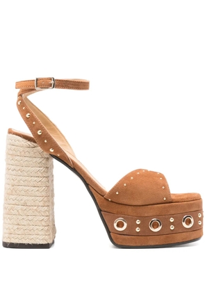 Castañer 130mm Fruamba sandals - Brown