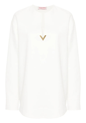 Valentino Garavani VGold-embellished top - White