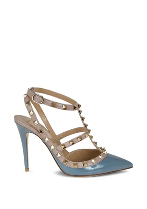 Valentino Garavani rockstud caged heeled pumps - Blue