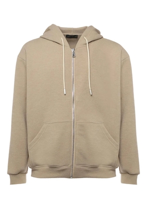 Giuliano Galiano zip-up hoodie - Neutrals