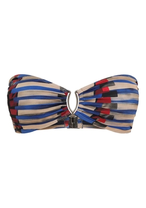 Lygia & Nanny printed bikini top - Blue