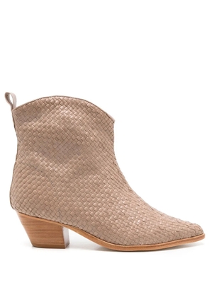 Sarah Chofakian Valentina 55mm ankle boots - Neutrals
