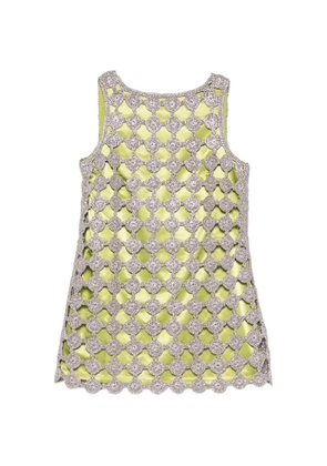 Simon Miller Sina crochet mini dress - Green