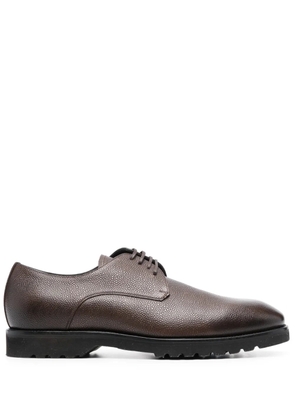 TOM FORD grained leather Derby shoes - Brown