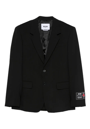 MSGM single-breasted blazer - Black