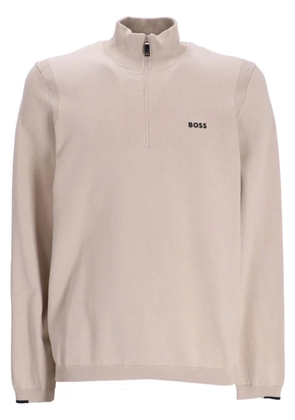 BOSS Ever-X_QZ SWEATER 'BEIGE' - Neutrals