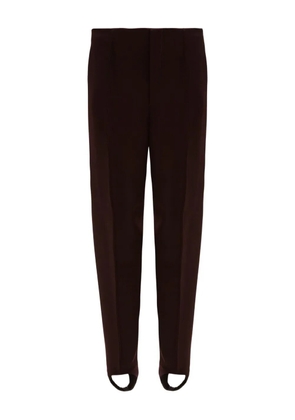 Victoria Beckham split-hem trousers - Brown