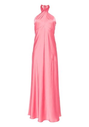 D.Exterior halterneck maxi dress - Pink