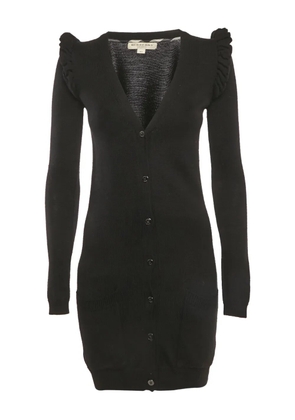 Burberry Pre-Owned ruffles-detail dress - Black