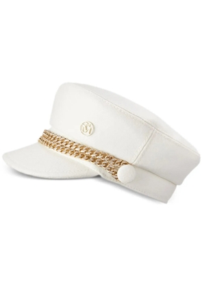 Maison Michel New Abby sailor cap - White