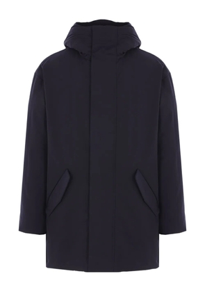 ASPESI hood padded coat - Blue