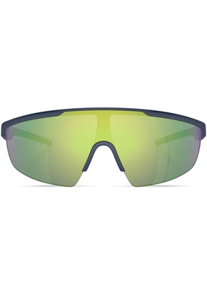 SCUDERIA FERRARI shield-frame sunglasses - Blue