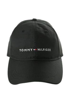 Tommy Hilfiger logo-embroidered baseball cap - Black