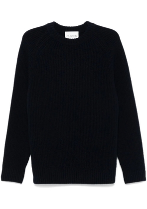 Closed wool sweater - Blue