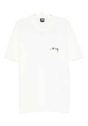 Stüssy logo-print T-shirt - Neutrals