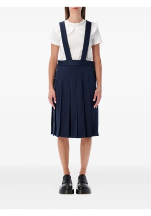 Comme Des Garçons Girl pleated pinafore dress - Blue