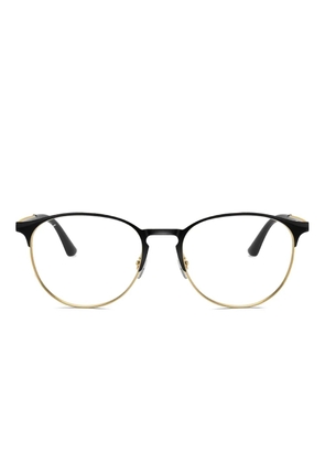 Ray-Ban gold-rimmed round glasses - 2890 Black On Gold