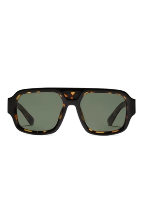Dolce & Gabbana Eyewear Lusso Sartoriale geometric-frame sunglasses - Black