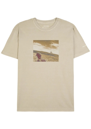 Osklen stone trkk college mc t-shirt - Neutrals