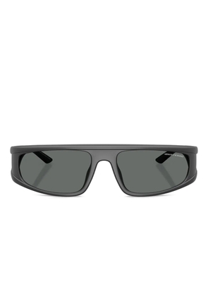 Armani Exchange geometric-frame sunglasses - Grey
