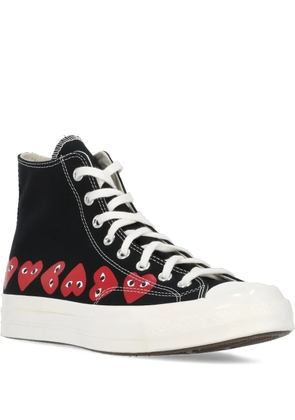 Comme Des Garçons Play x Converse heart-print high-top sneakers - Black